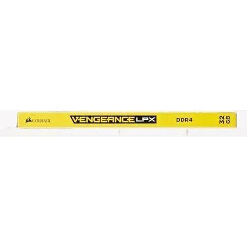 Corsair VENGEANCE LPX 32GB (2 x 16GB) DDR4 DRAM 3600MHz C18 AMD Ryzen Memory Kit - Black