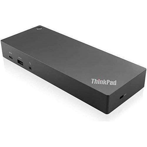 Lenovo ThinkPad Hybrid USB-C with USB-A Dock US (40AF0135US) with USB Type-A Adapter + ZoomSpeed HDMI Cable (with Ethernet) + Starter Bundle