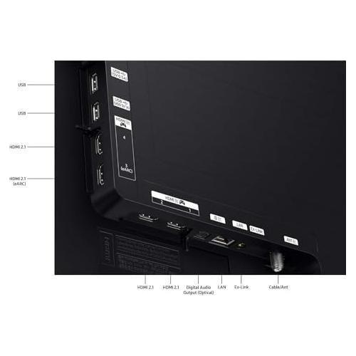 SAMSUNG 77-Inch Class OLED 4K S90D Series HDR+ Smart TV w/Dolby Atmos, Object Tracking Sound Lite, Motion Xcelerator, Real Depth Enhancer, 4K AI Upscaling, Alexa Built-in (QN77S90D, 2024 Model)