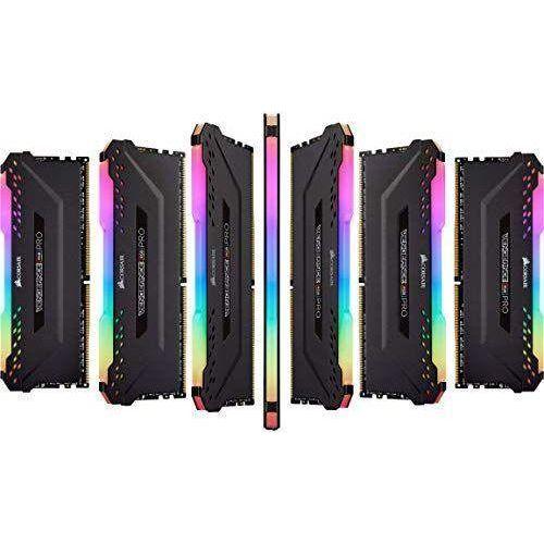 Corsair Vengeance RGB Pro 32GB (2x16GB) DDR4 3600 (PC4-28800) C18 AMD Optimized Memory – Black