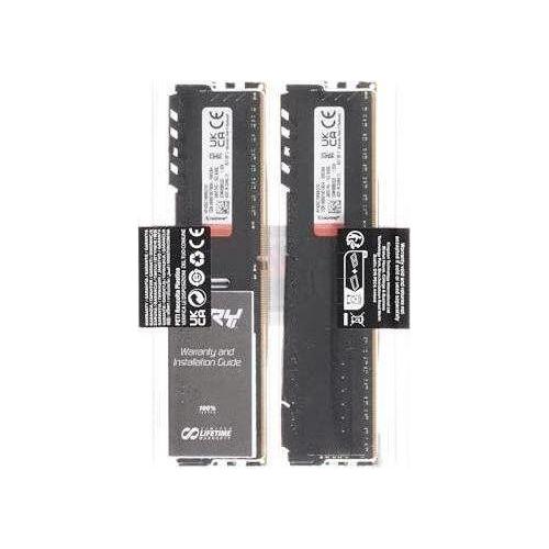Kingston Fury Beast 32GB (2x16GB) 3600MT/s DDR4 CL18 Desktop Memory Kit of 2 KF436C18BBK2/32