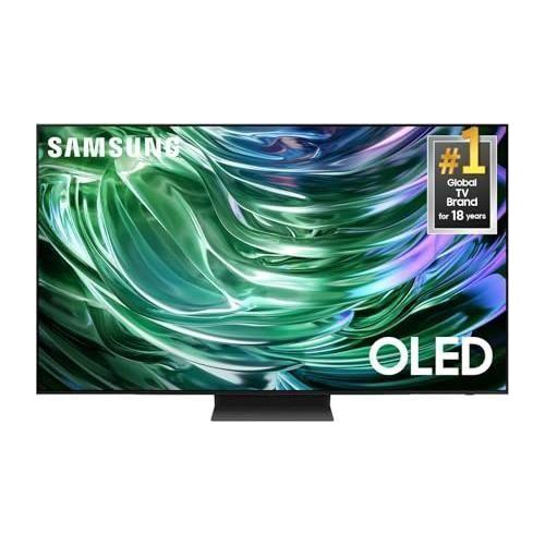 SAMSUNG 77-Inch Class OLED 4K S90D Series HDR+ Smart TV w/Dolby Atmos, Object Tracking Sound Lite, Motion Xcelerator, Real Depth Enhancer, 4K AI Upscaling, Alexa Built-in (QN77S90D, 2024 Model)