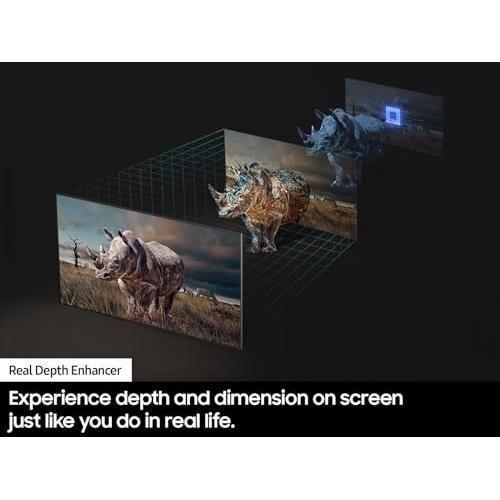 SAMSUNG 77-Inch Class OLED 4K S90D Series HDR+ Smart TV w/Dolby Atmos, Object Tracking Sound Lite, Motion Xcelerator, Real Depth Enhancer, 4K AI Upscaling, Alexa Built-in (QN77S90D, 2024 Model)