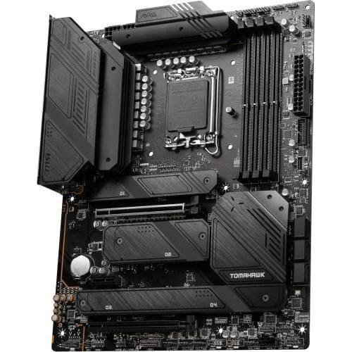 MSI MAG Z790 Tomahawk WiFi Gaming Motherboard (Supports 12th/13th/14th Gen Intel Processors, LGA 1700, DDR5, PCIe 5.0, M.2, 2.5Gbps LAN, USB 3.2 Gen2, HDMI/DP, Wi-Fi 6E, Bluetooth 5.3, ATX)