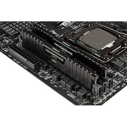 Corsair VENGEANCE LPX 32GB (2 x 16GB) DDR4 DRAM 3600MHz C18 AMD Ryzen Memory Kit - Black