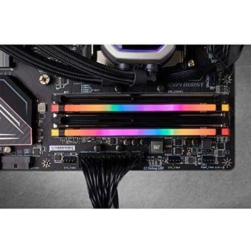 Corsair Vengeance RGB PRO 64GB (2x32GB) DDR4 3600 (PC4-28800) C18 Desktop Memory – Black,CMW64GX4M2D3600C18