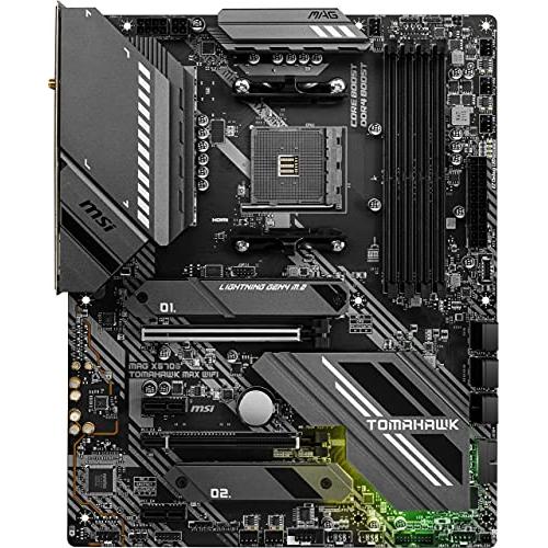 MSI MAG X570S Tomahawk WiFi Motherboard (AMD AM4, DDR4, PCIe 4.0, SATA 6Gb/s, M.2, USB 3.2 Gen 2, AC Wi-Fi 6, HDMI, ATX)