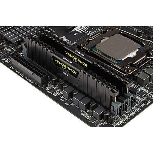Corsair VENGEANCE LPX 32GB (2 x 16GB) DDR4 DRAM 3600MHz C18 AMD Ryzen Memory Kit - Black