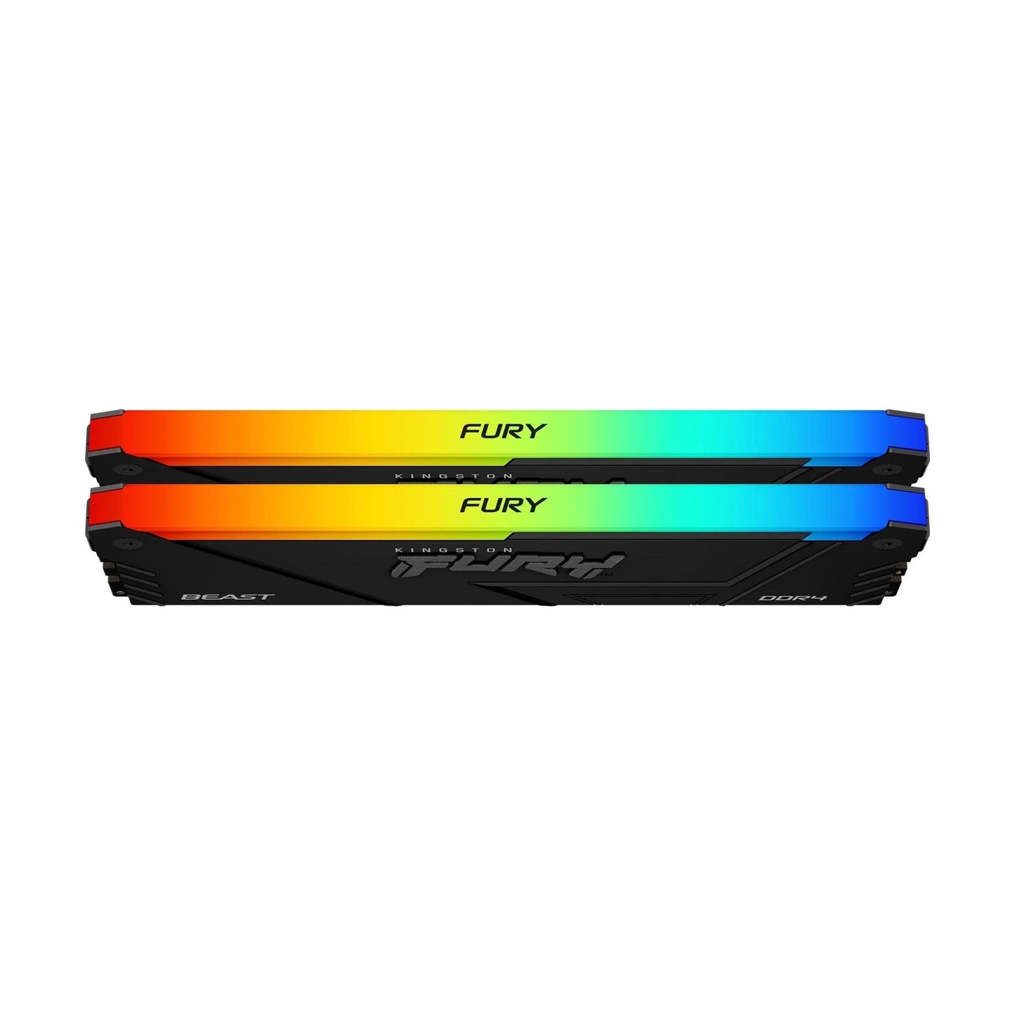Kingston FURY Beast 32GB (2x16GB) 3200MT/s DDR4 CL16 Desktop Memory Kit of 2 | Intel XMP | AMD Ryzen | Plug n Play | RGB Infrared Syncing | KF432C16BB2AK2/32