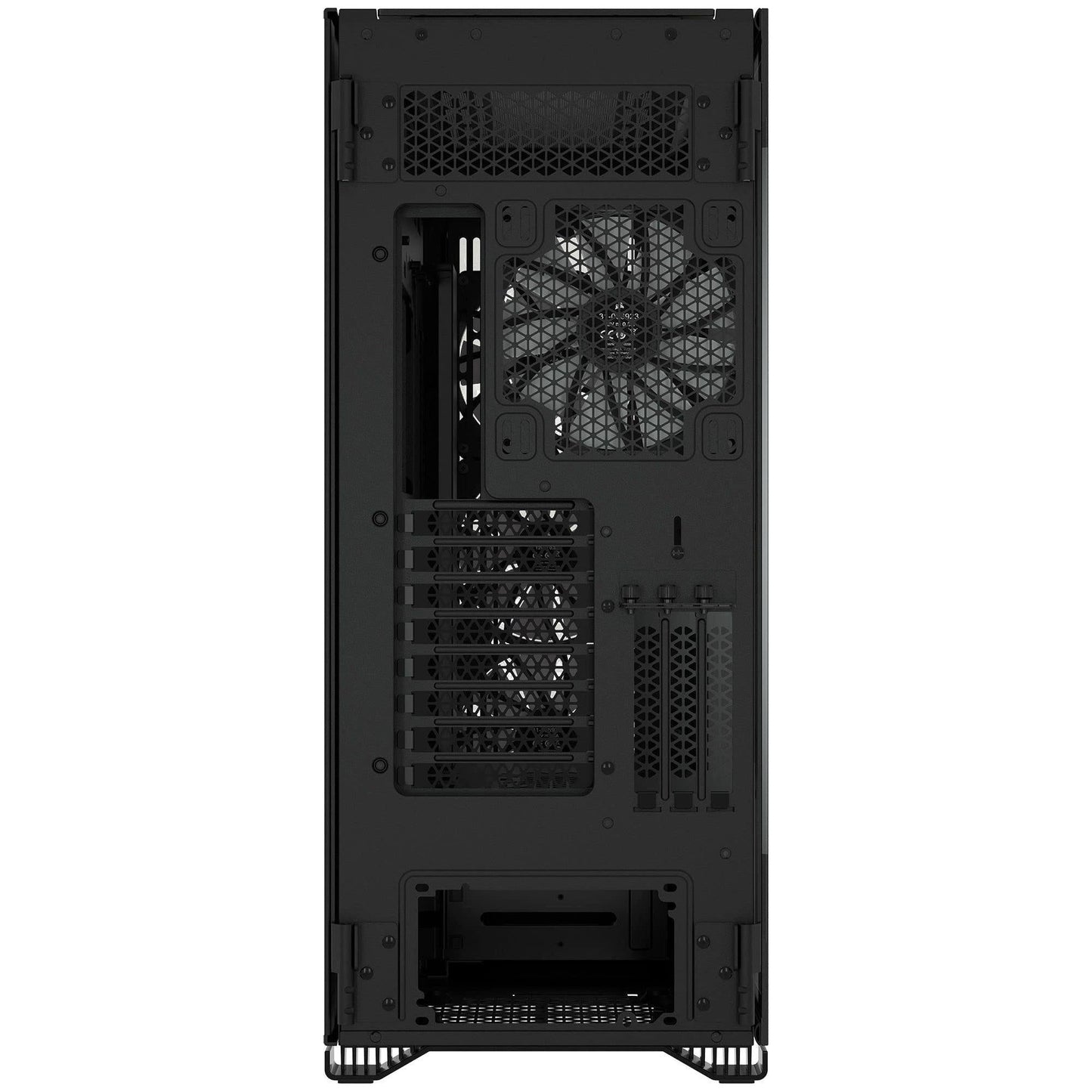 CORSAIR iCUE 7000X RGB Full-Tower ATX PC Case – Three Tempered Glass Panels – Spacious Interior – Easy Cable Management – 4x CORSAIR SP140 RGB ELITE Fans Included – Black