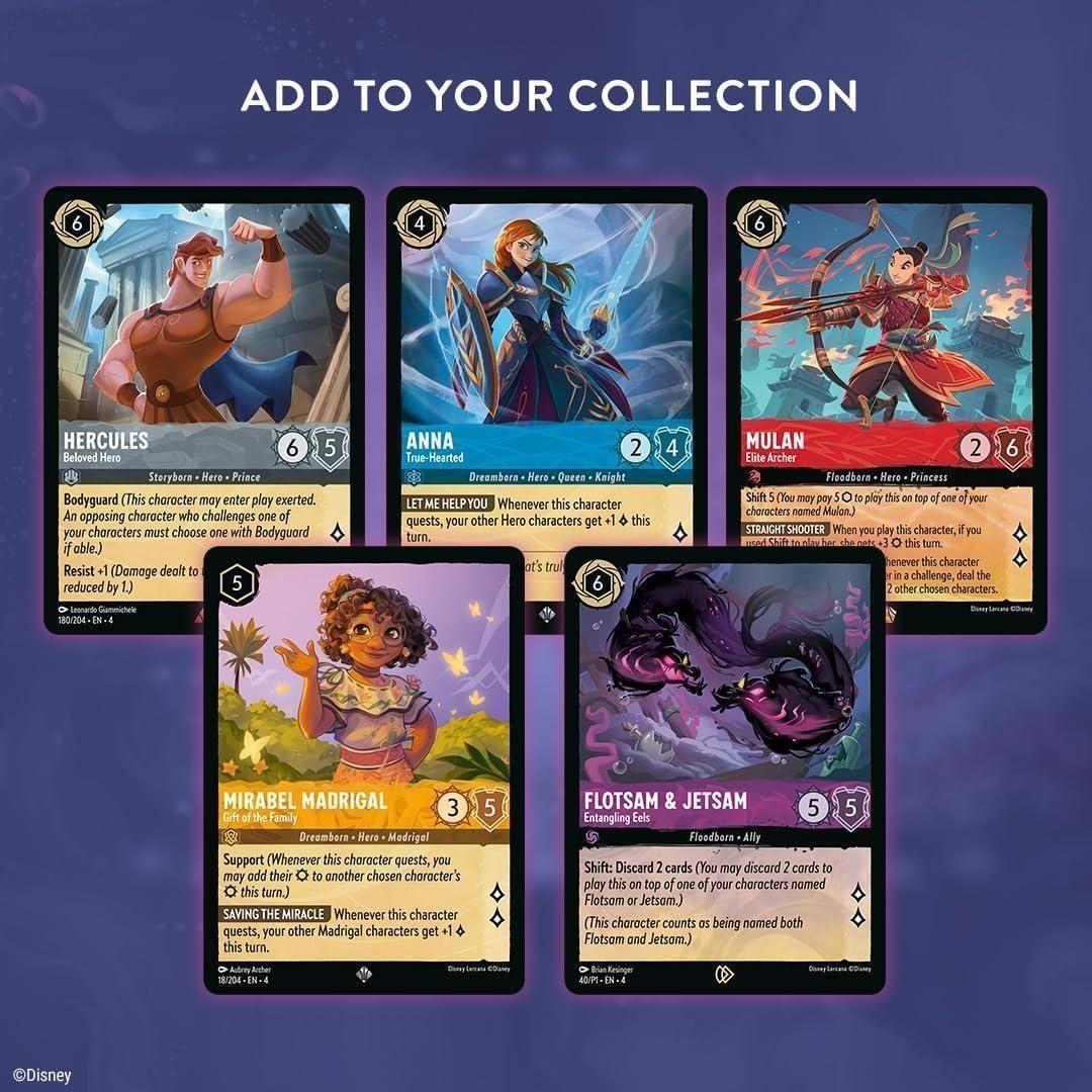 Ravensburger Disney Lorcana TCG: Ursula's Return Booster Pack Display for Ages 8 and Up