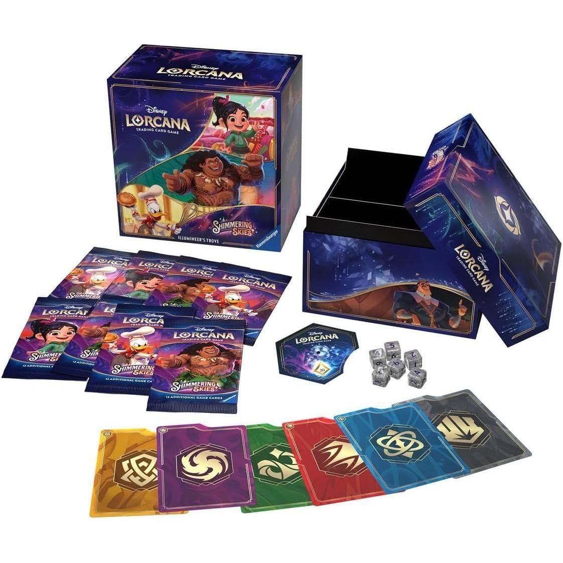 Ravensburger Disney Lorcana TCG: Shimmering Skies Illumineer's Trove for Ages 8 and Up