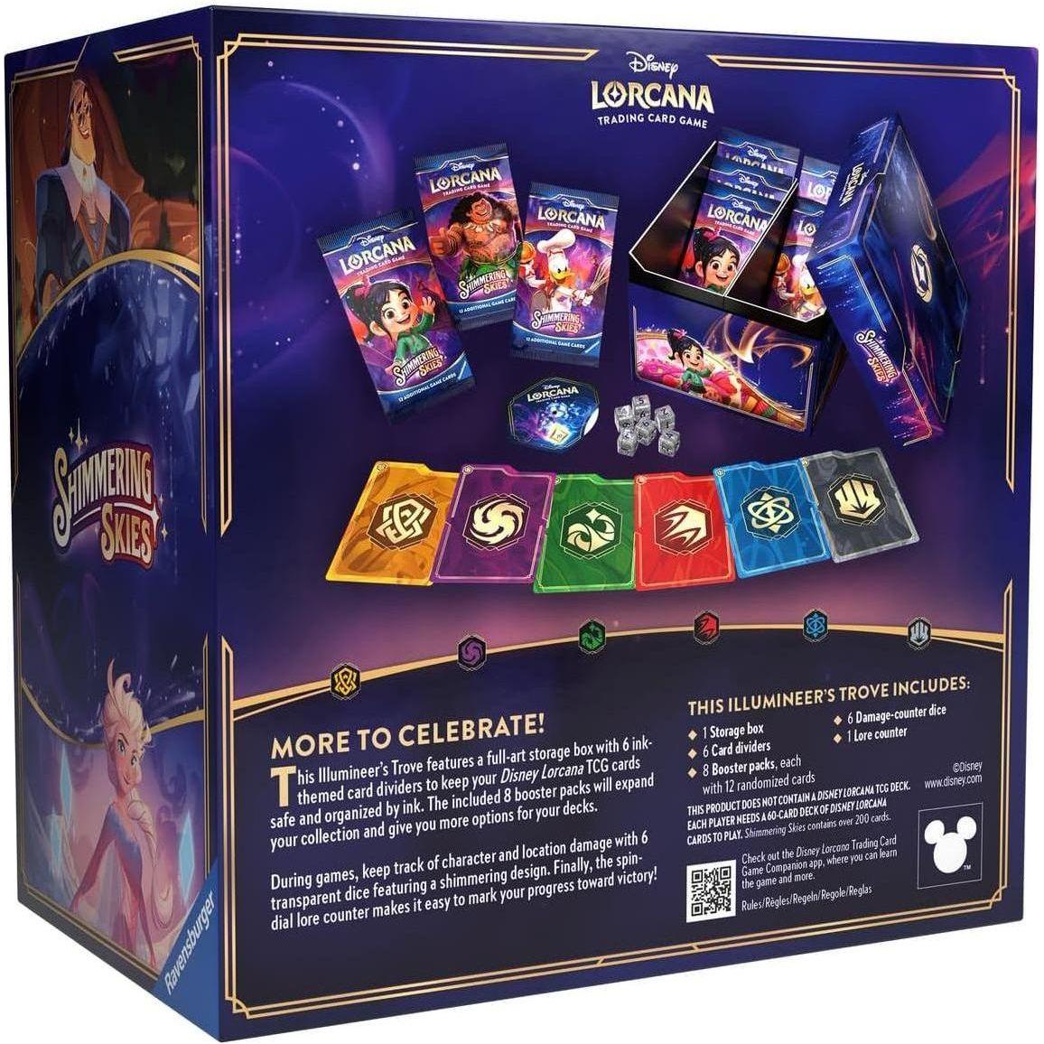 Ravensburger Disney Lorcana TCG: Shimmering Skies Illumineer's Trove for Ages 8 and Up
