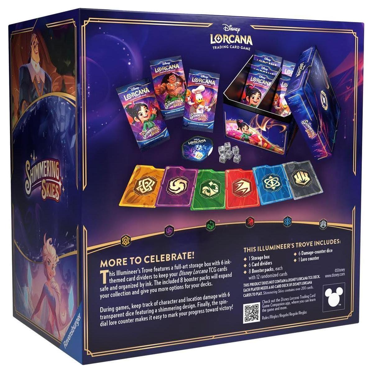 Ravensburger Disney Lorcana TCG: Shimmering Skies Illumineer's Trove for Ages 8 and Up
