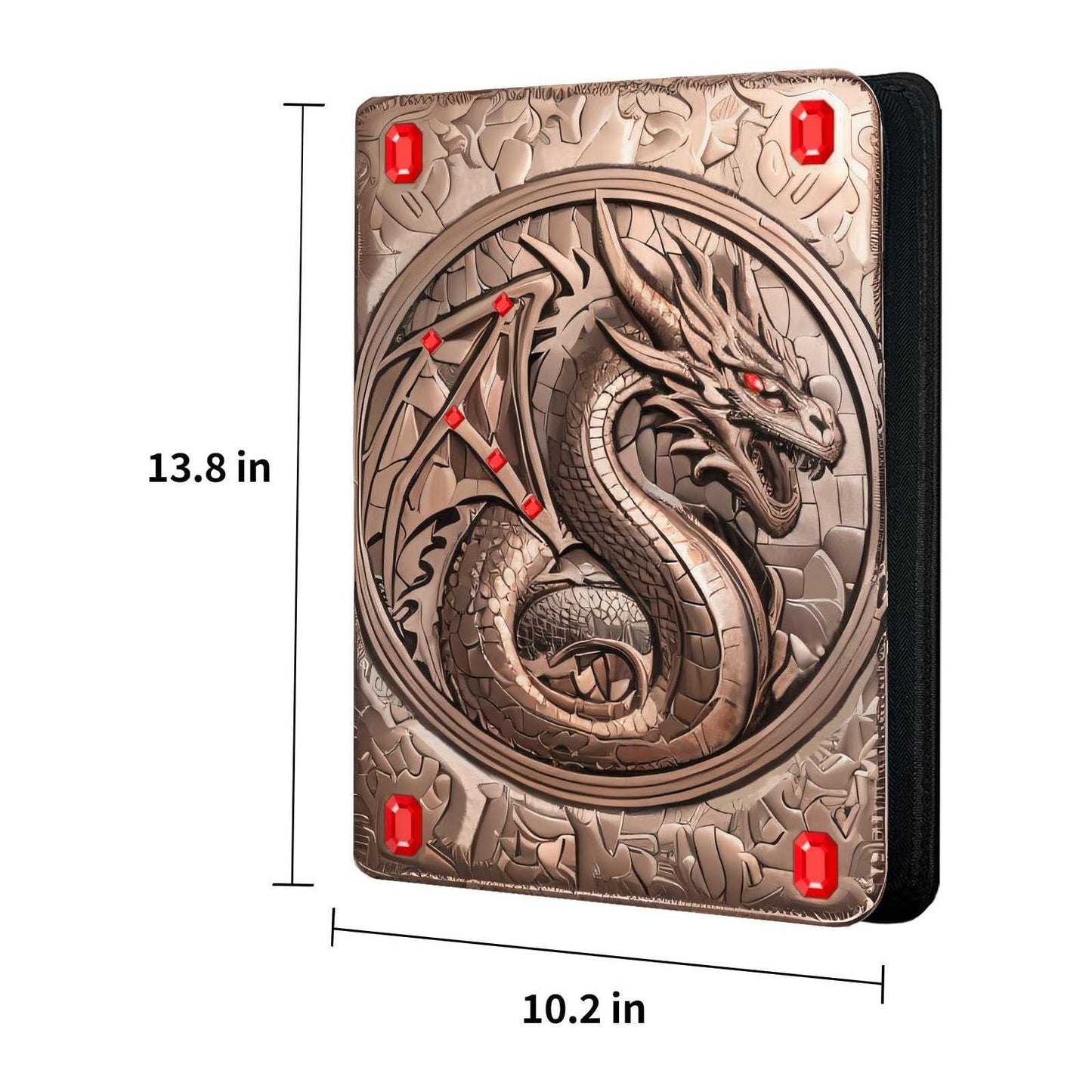 Card Binder 9 Pocket for Pokemon, 20 Double Sided Pages for 360 Side Loading Slots for Lorcana, Magic The Gathering, Board, Collectible or MTG, TCG Trading Card Game Protective Folder Album