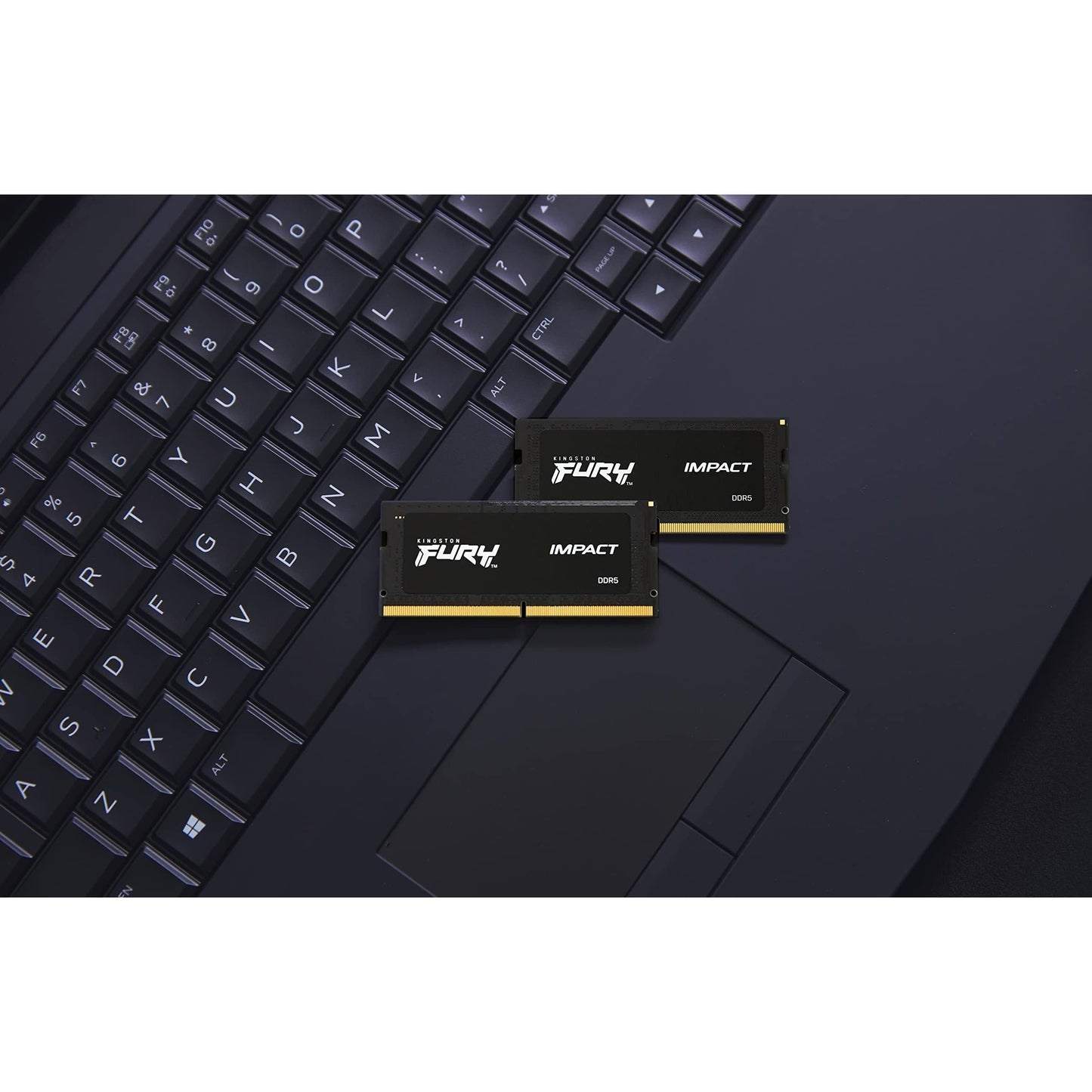 Kingston FURY Impact 32GB (2x16GB) 5600MT/s DDR5 CL40 Laptop Memory Kit of 2 | Lower Power Comsumption | Intel XMP 3.0 | Plug N Play | KF556S40IBK2-32