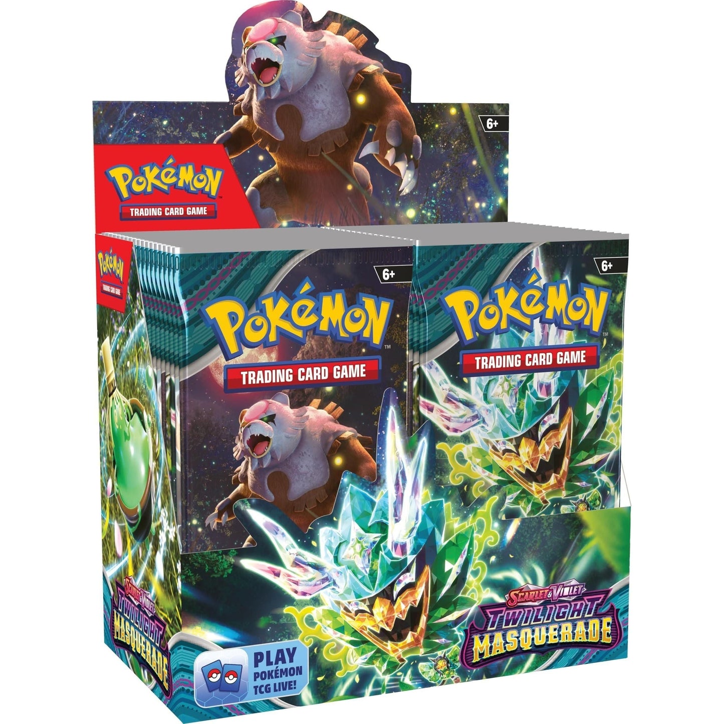 Pokémon TCG: Scarlet & Violet, Collectible cards Twilight Masquerade Booster Display Box (36 Boosters)
