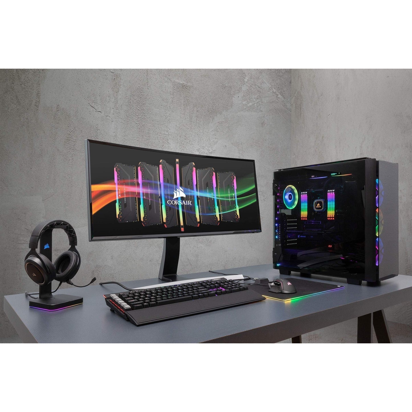 Corsair Vengeance RGB Pro 32GB (2x16GB) DDR4 3600 (PC4-28800) C18 AMD Optimized Memory – Black