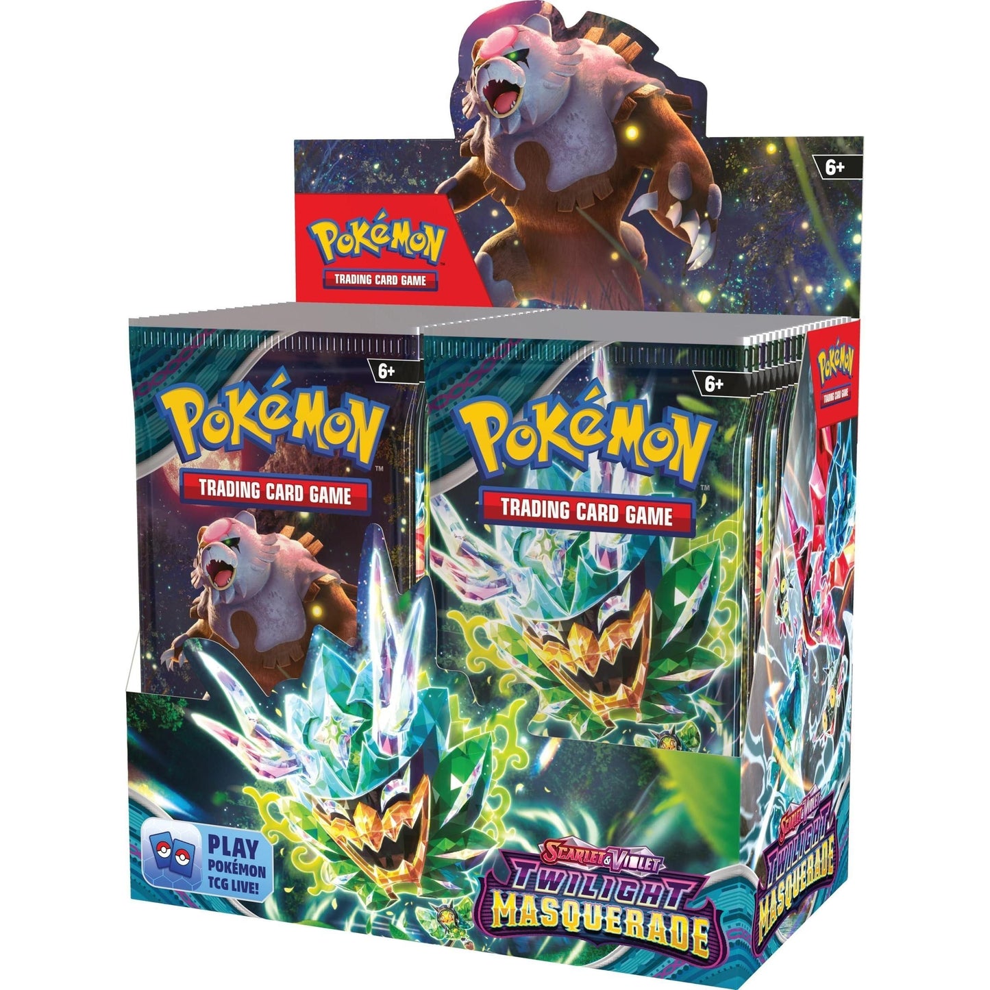Pokémon TCG: Scarlet & Violet, Collectible cards Twilight Masquerade Booster Display Box (36 Boosters)