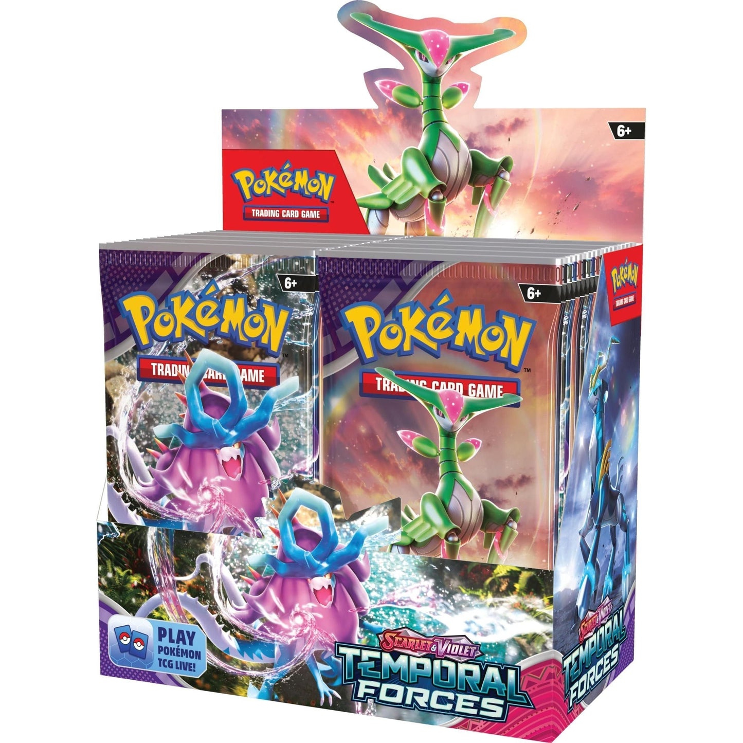 POKEMON TCG: Scarlet and Violet: Temporal Forces: Booster Display Box
