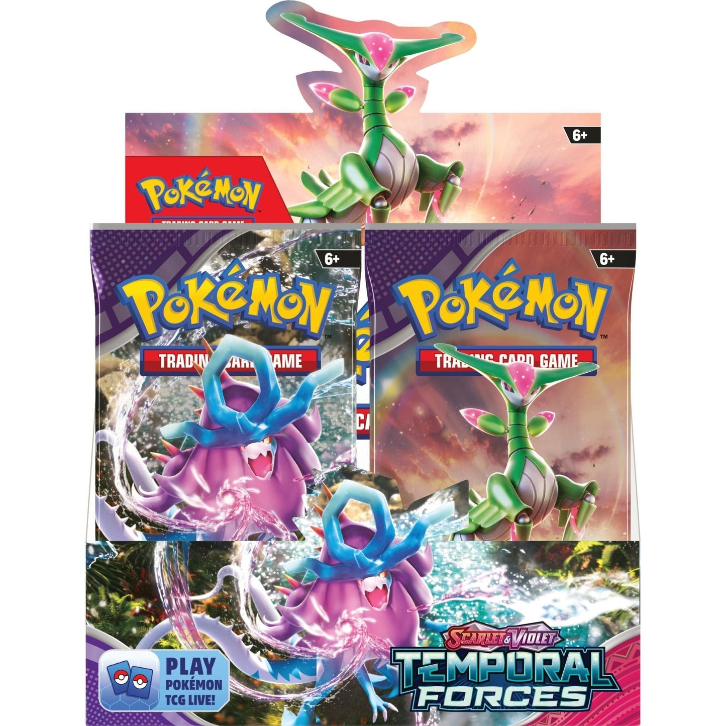 POKEMON TCG: Scarlet and Violet: Temporal Forces: Booster Display Box