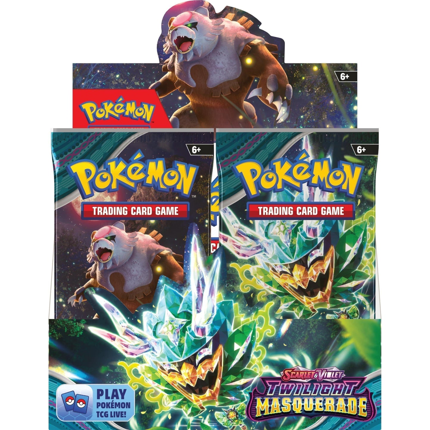 Pokémon TCG: Scarlet & Violet, Collectible cards Twilight Masquerade Booster Display Box (36 Boosters)
