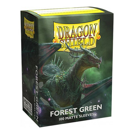 Dragon Shield Sleeves: Standard- Matte Forest Green (100 ct.)
