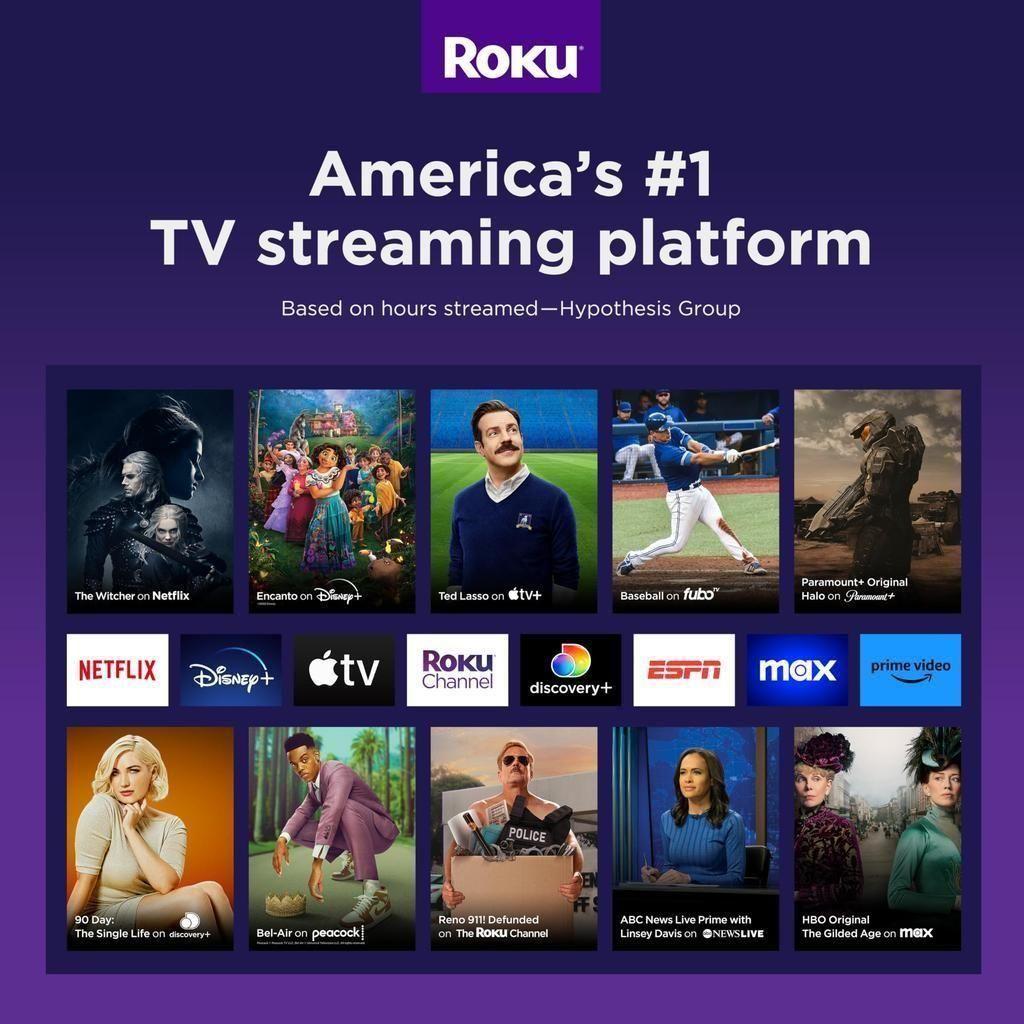 Roku Express 4K+ | Roku Streaming Device 4K/HDR, Roku Voice Remote, Free & Live TV
