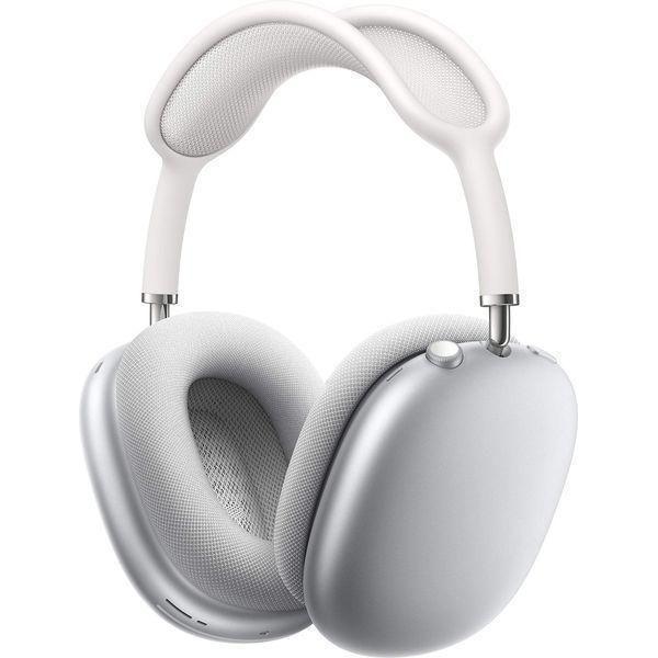 Apple AirPods Max Wireless Over-Ear Headphones, Active Noise Cancelling, Transparency Mode, Personalized Spatial Audio, Dolby Atmos, Bluetooth Headphones for iPhone – Silver - Select Tronix