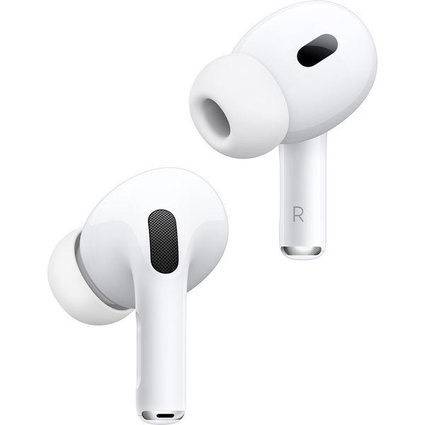 Apple AirPods Pro (2nd Generation) Wireless Ear Buds with USB-C Charging, Up to 2X More Active Noise Cancelling Bluetooth Headphones, Transparency Mode, Adaptive Audio, Personalized Spatial Audio - Select Tronix