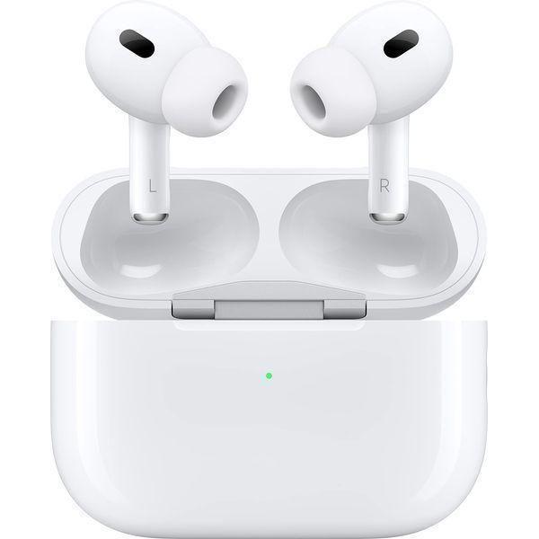 Apple AirPods Pro (2nd Generation) Wireless Ear Buds with USB-C Charging, Up to 2X More Active Noise Cancelling Bluetooth Headphones, Transparency