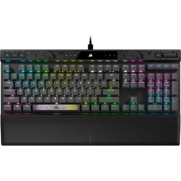CORSAIR K70 MAX RGB Magnetic-Mechanical Wired Gaming Keyboard - Adjustable Actuation MGX Switches - Rapid Trigger Mode - PBT Double-Shot Keycaps - iCUE Compatible - QWERTY NA Layout - Black - Select Tronix