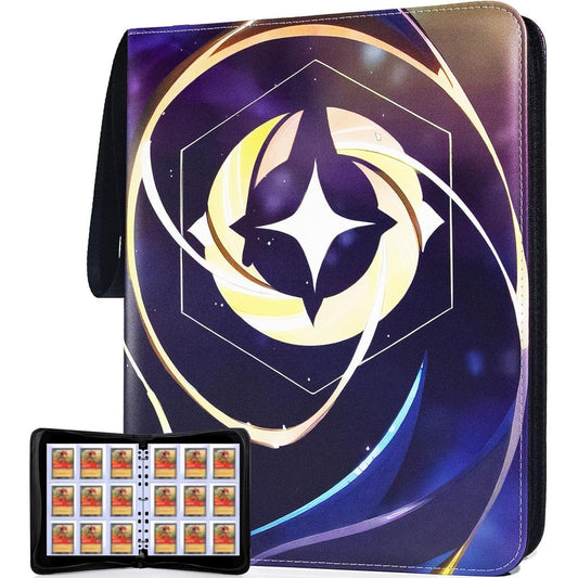 KarlyPro Premium Binder Compatible with Lorcana Cards 990 Pockets Collectible Card Holder for Sports Cards and other TCG Trading Cards with 55 Sleeves. - Select Tronix