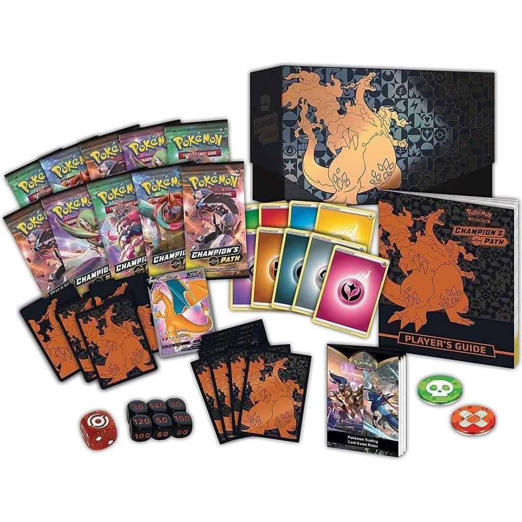 Pokemon TCG Champion's Path Elite Trainer Booster Box - 10 Booster Packs Plus More! - Select Tronix
