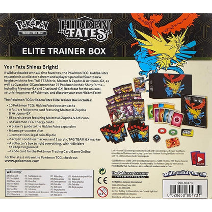Pokémon TCG: Hidden Fates Elite Trainer Box, Multi - Select Tronix
