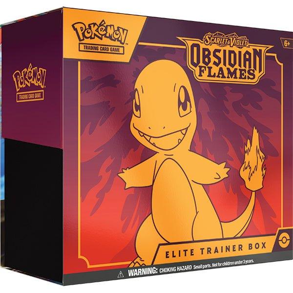 Pokemon TCG: Scarlet & Violet 03 Obsidian Flames- Elite Trainer Box - Select Tronix