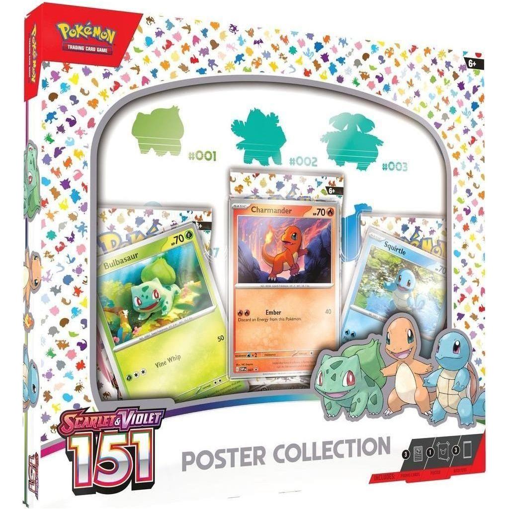 Pokemon TCG Scarlet & Violet 3.5 Pokemon 151 Poster Collection - Select Tronix