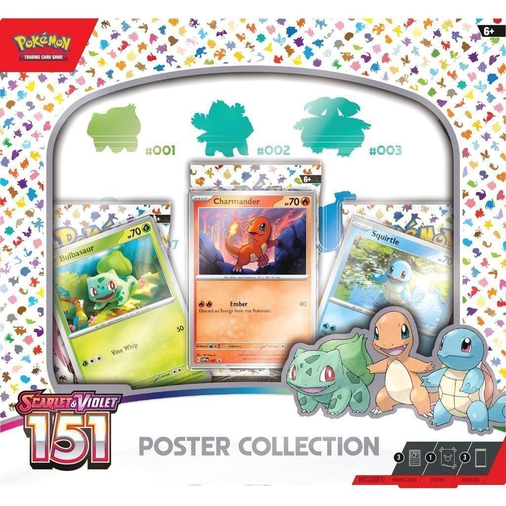 Pokemon TCG Scarlet & Violet 3.5 Pokemon 151 Poster Collection - Select Tronix