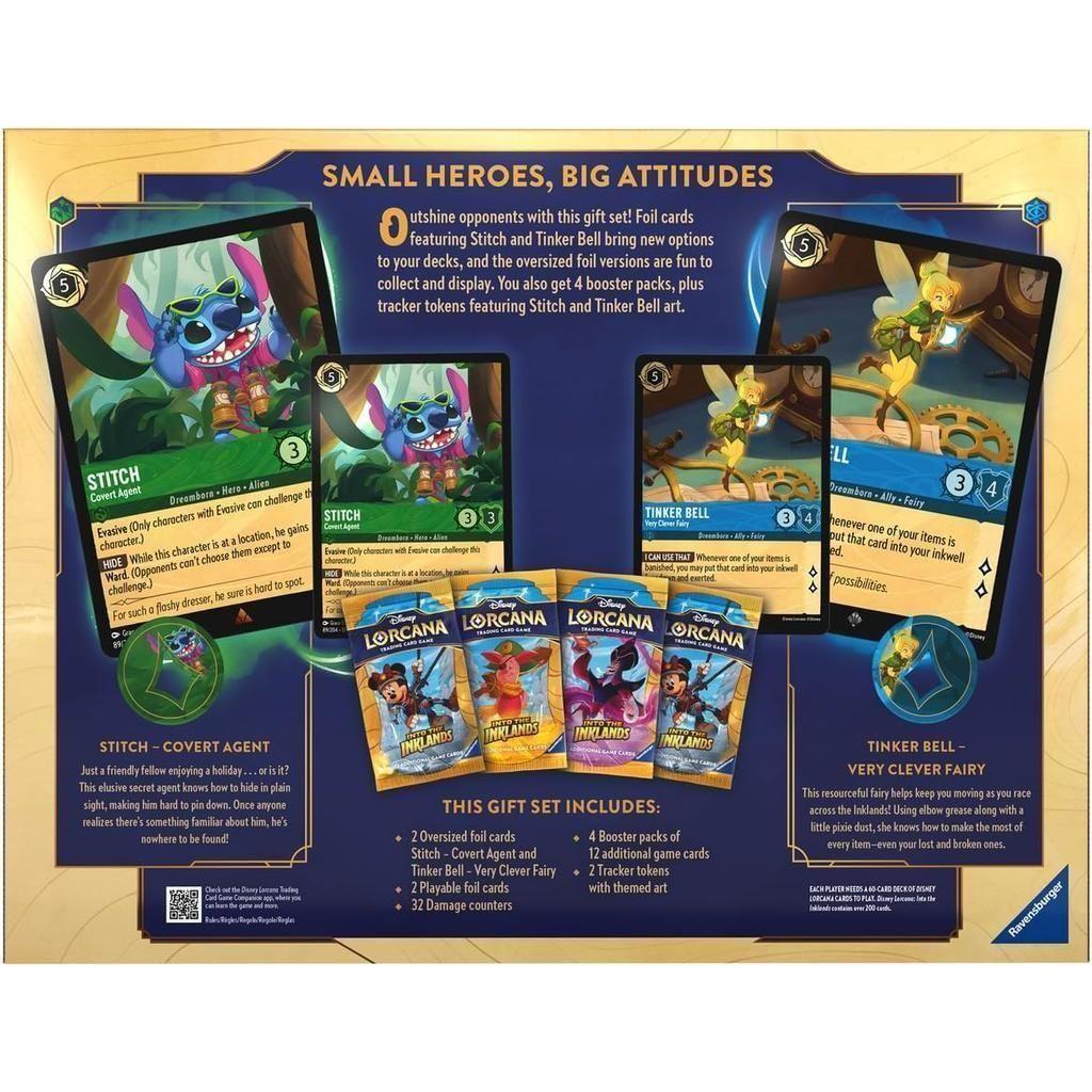 Ravensburger Disney Lorcana: Into the Inklands TCG Gift Set for Ages 8 and Up - Select Tronix