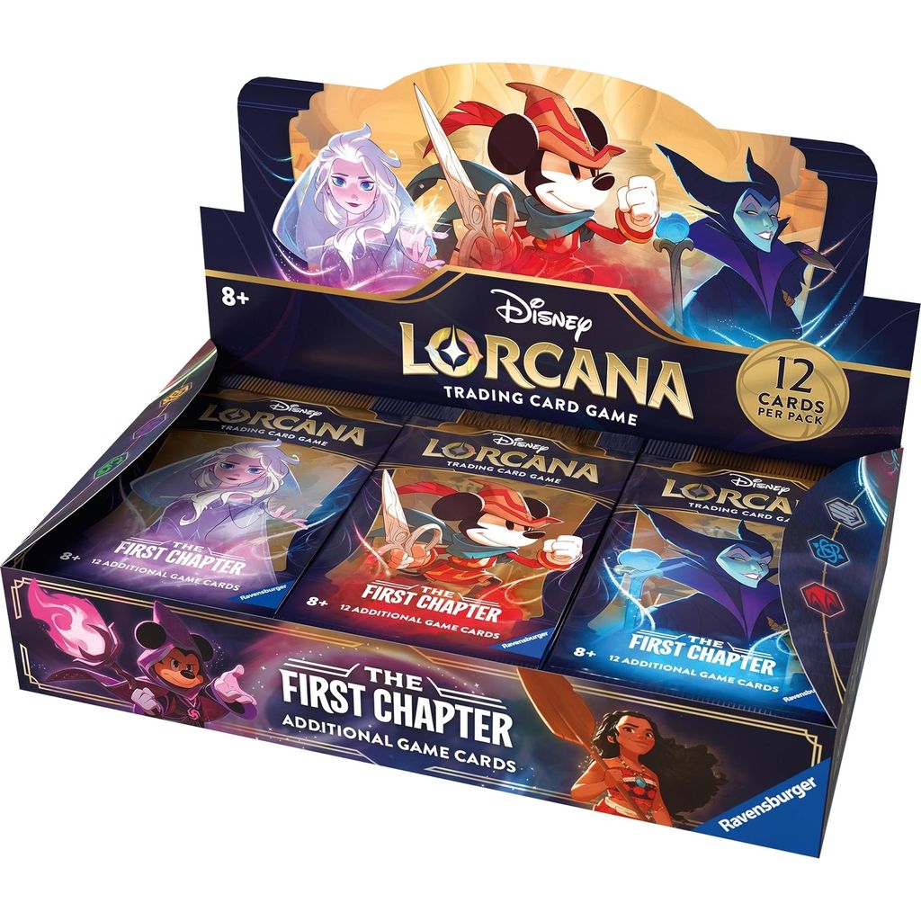 Ravensburger Disney Lorcana: The First Chapter TCG Booster Pack Display - 24 Count for Ages 8 and Up - Select Tronix