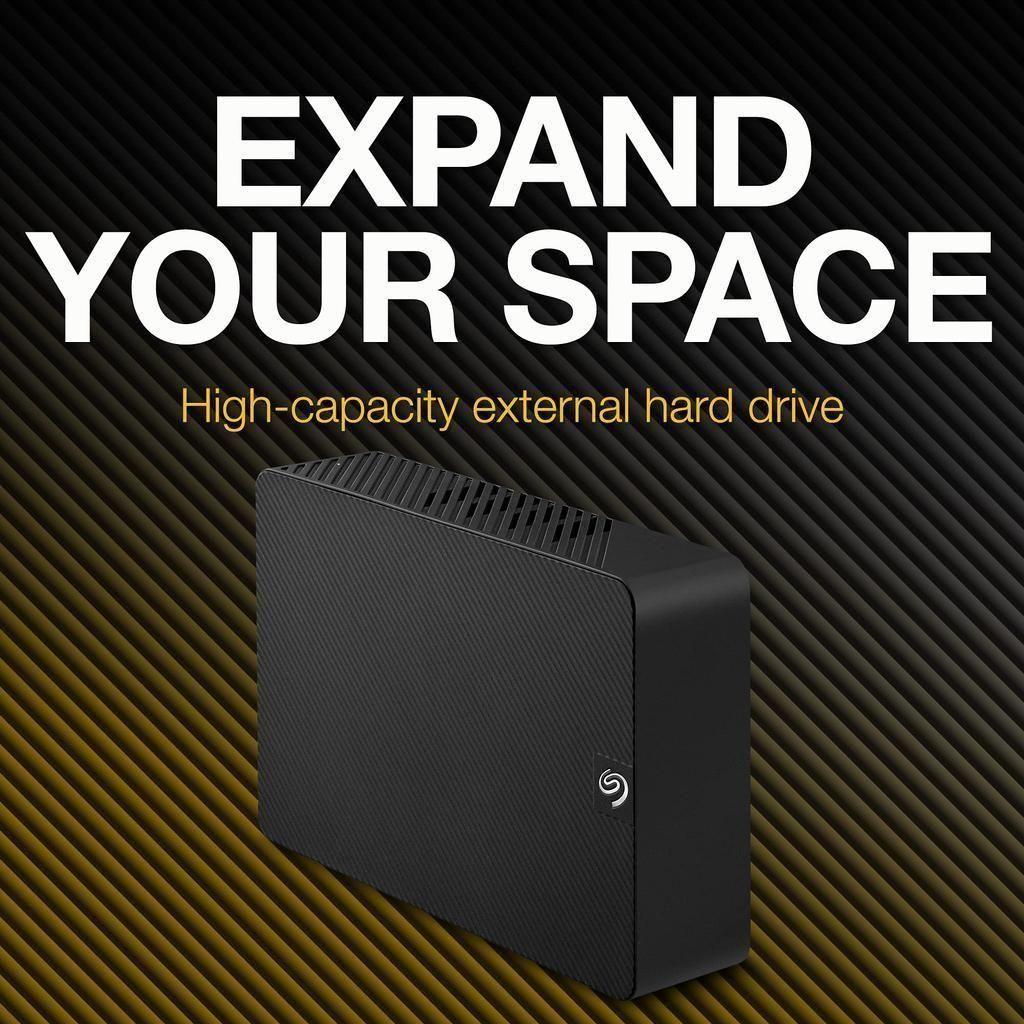 Seagate Expansion 12TB External Hard Drive HDD - USB 3.0, with Rescue Data Recovery Services (STKP12000400) - Select Tronix