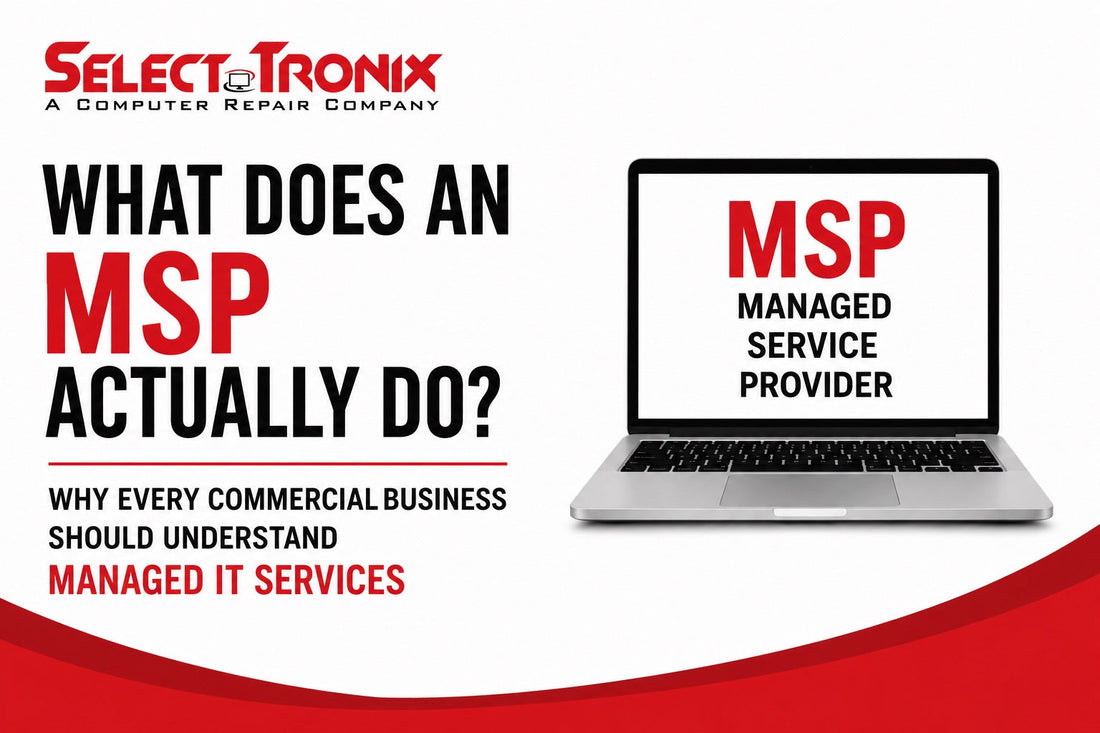 What Does an MSP Actually Do? Why Every Commercial Business Should Understand Managed IT Services