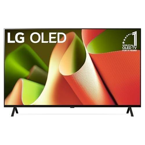 LG 65-Inch Class OLED B4 Series Smart TV 4K Processor Flat Screen with Magic Remote AI-Powered with Alexa Built-in (OLED65B4PUA, 2024)