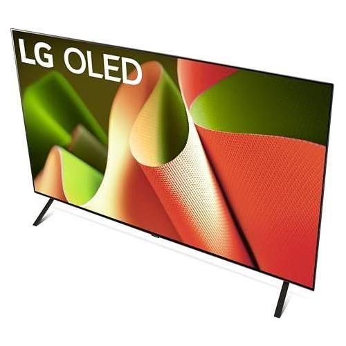 LG 65-Inch Class OLED B4 Series Smart TV 4K Processor Flat Screen with Magic Remote AI-Powered with Alexa Built-in (OLED65B4PUA, 2024)