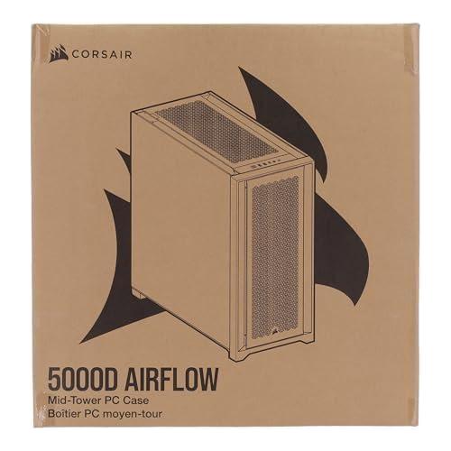 Corsair 5000D Airflow Tempered Glass Mid-Tower ATX PC Case - Black