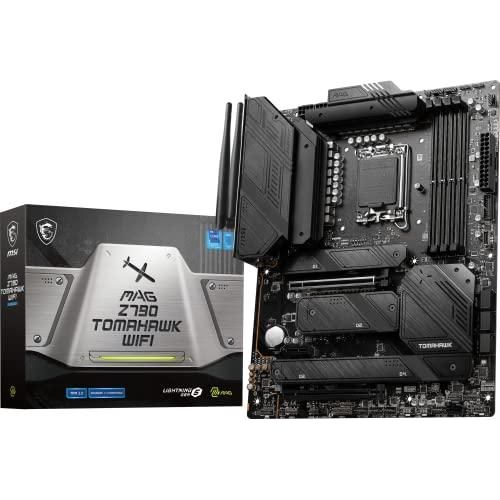 MSI MAG Z790 Tomahawk WiFi Gaming Motherboard (Supports 12th/13th/14th Gen Intel Processors, LGA 1700, DDR5, PCIe 5.0, M.2, 2.5Gbps LAN, USB 3.2 Gen2, HDMI/DP, Wi-Fi 6E, Bluetooth 5.3, ATX)