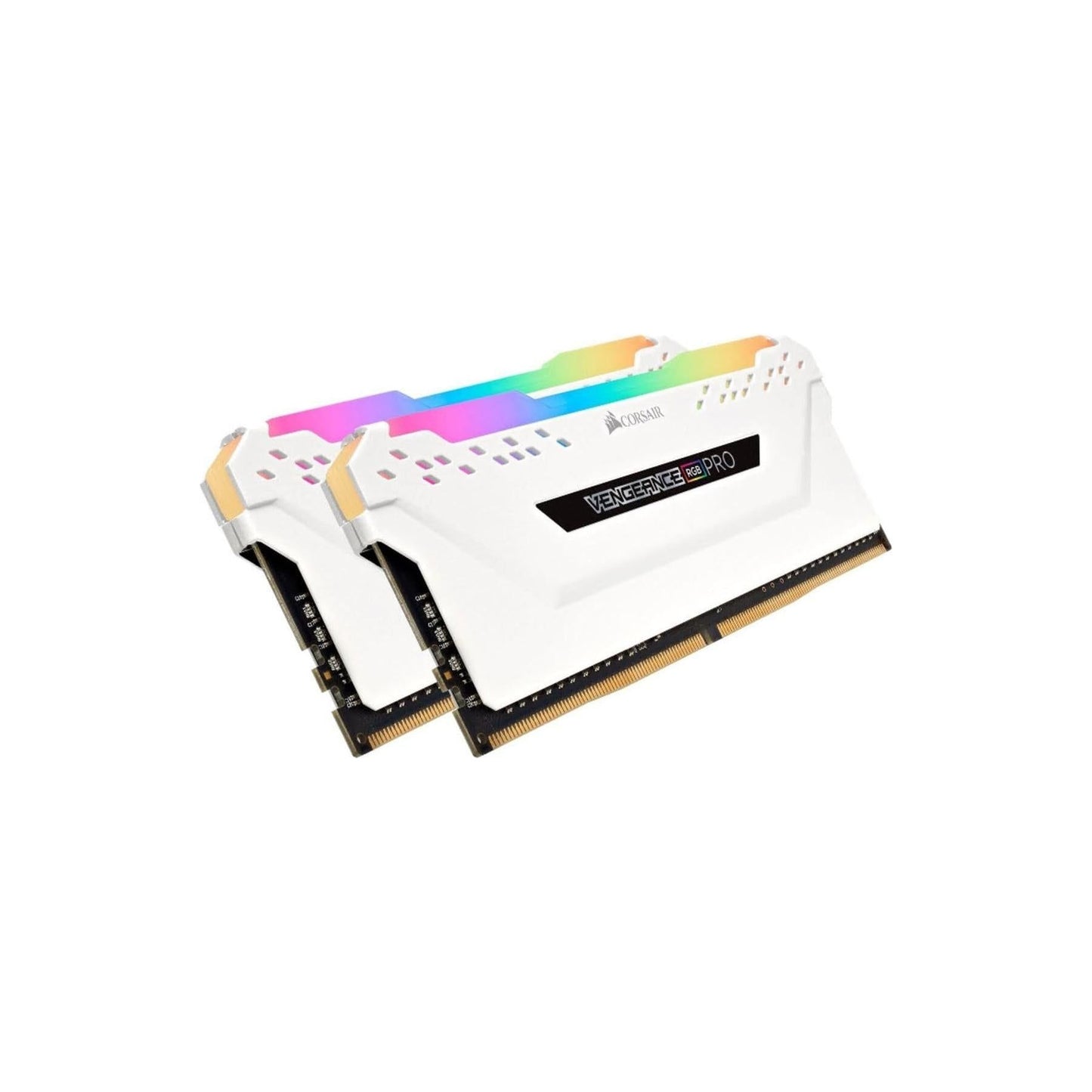 Corsair Vengeance RGB Pro 16GB (2x8GB) DDR4 3200MHz C16 LED Desktop Memory - White