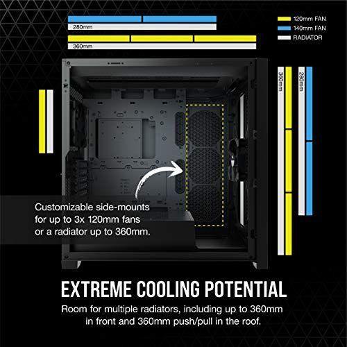 Corsair 5000D Airflow Tempered Glass Mid-Tower ATX PC Case - Black