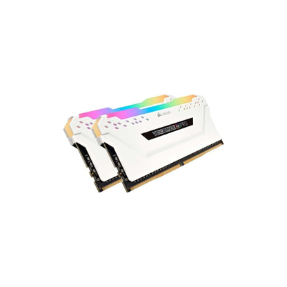 Corsair Vengeance RGB Pro 16GB (2x8GB) DDR4 3200MHz C16 LED Desktop Memory - White