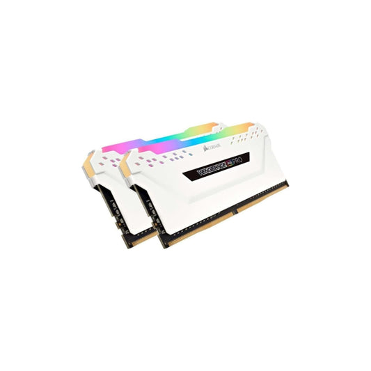 Corsair Vengeance RGB Pro 16GB (2x8GB) DDR4 3200MHz C16 LED Desktop Memory - White